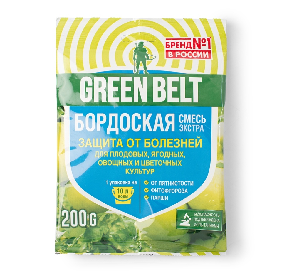 

Средство GREEN BELT Бордоская смесь от болезней растений 200г