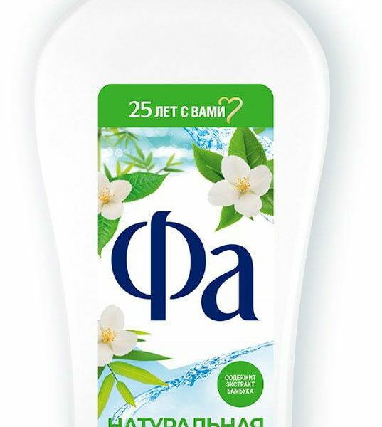 Гель для душа Fa Натуральная свежесть аромат белого чая 750 мл