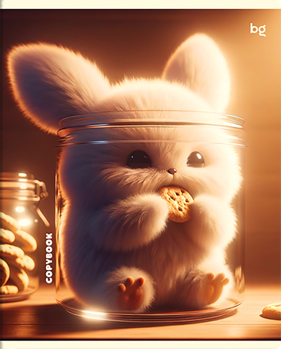 

Тетрадь BG В банке 48 листов в клетку арт. 369659 1 шт. дизайн в ассортименте