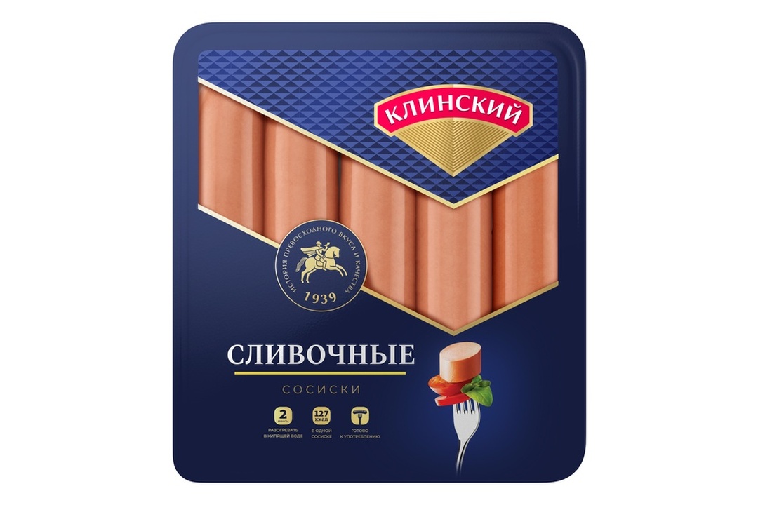 

Сосиски Клинский Сливочные 470 г
