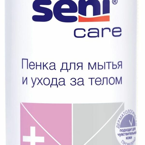 Пенка Seni Care для мытья и ухода за телом пантенол 500 мл