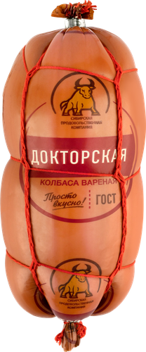 

Колбаса Сибирская продовольственная компания Докторская в обвязке вес