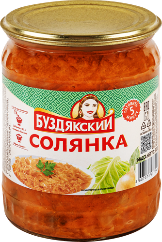 

Солянка Буздякский Овощная 500 г
