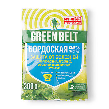 Средство GREEN BELT Бордоская смесь от болезней растений 200г