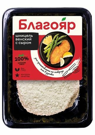 Шницель Благояр Венский с сыром 260 г