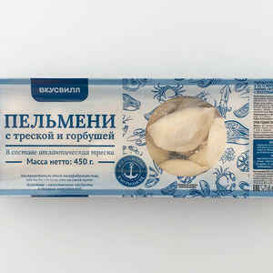 Пельмени с треской и горбушей
