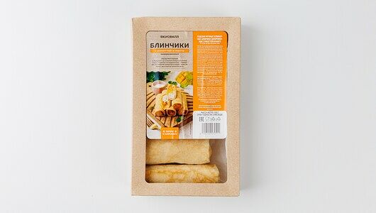 Блинчики с рикоттой и манго, замороженные