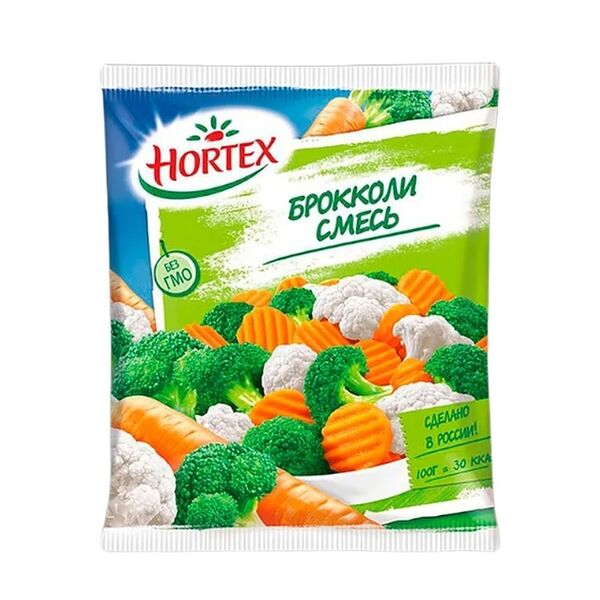 Смесь овощная быстрозамороженная Hortex с брокколи