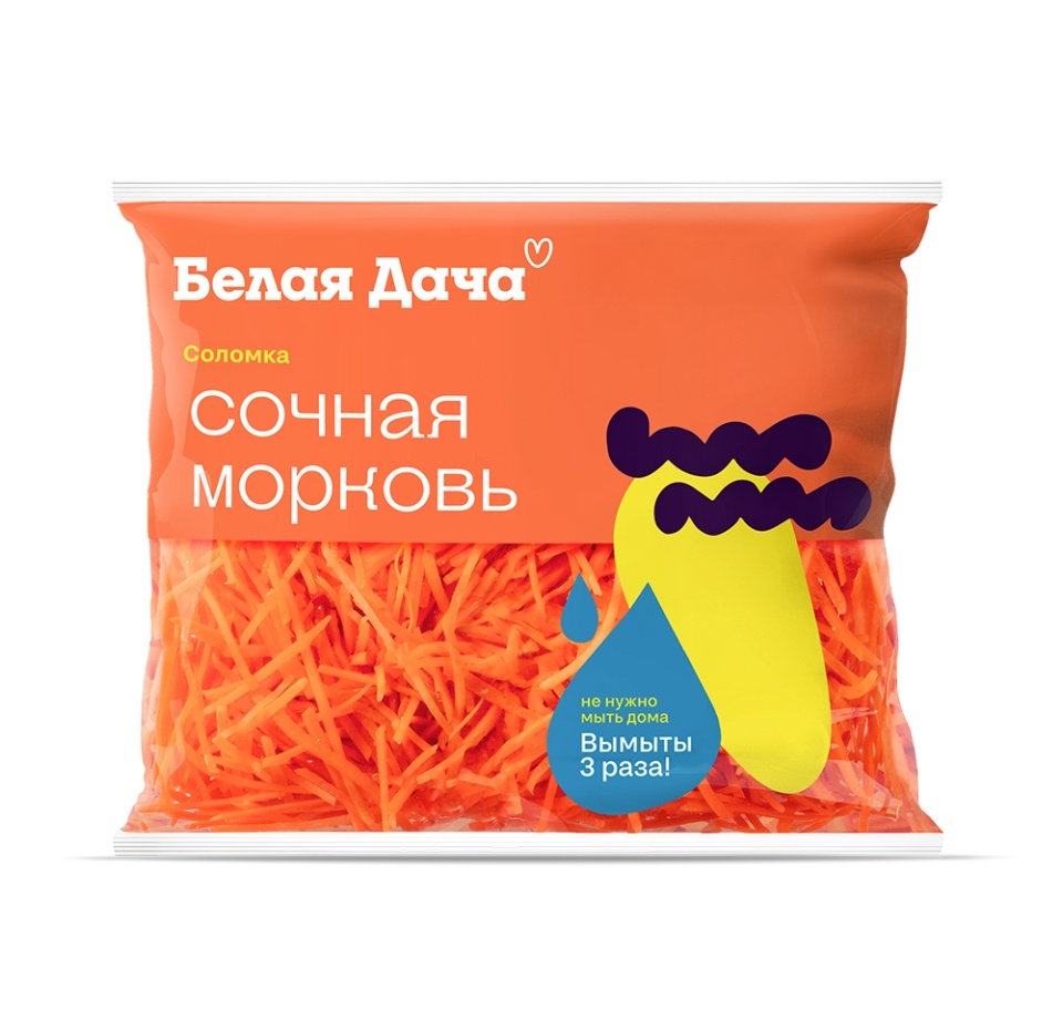 

Морковь Белая Дача Сочная соломка 200 г