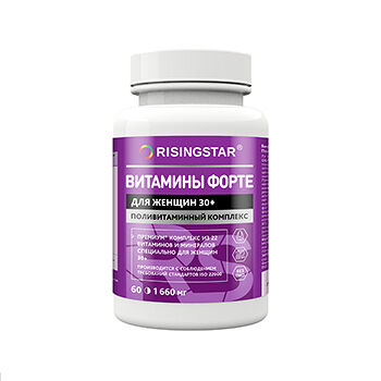 Risingstar поливитаминный комплекс для женщин Витамины Форте 60 капсул