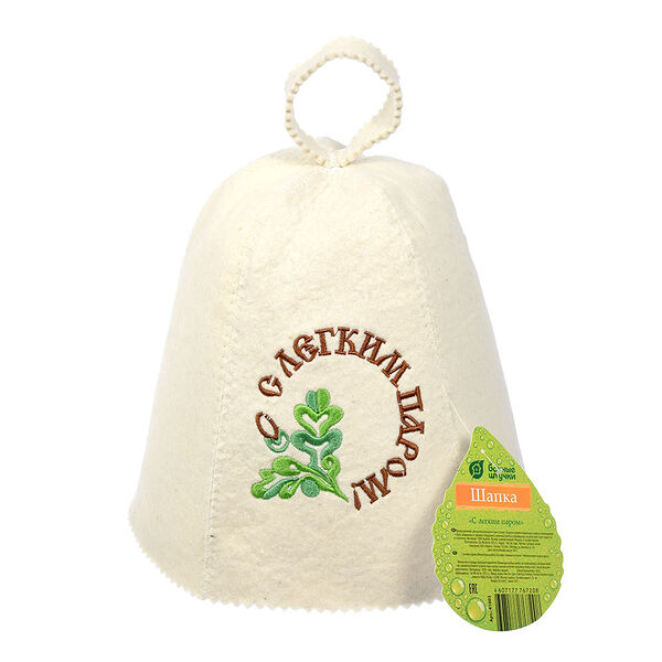 Шапка для бани и сауны Банные штучки С легким паром