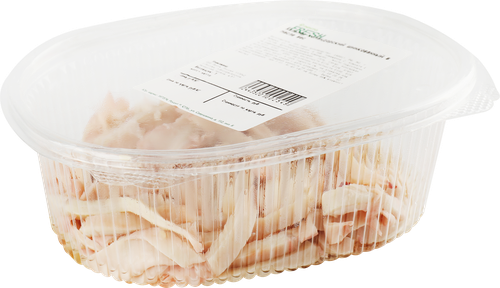 

Кальмар Командорский шинкованный в масле весовой