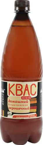 

Квас ДариДобро домашний окрошечный нефильтрованный неосветленный 1 л