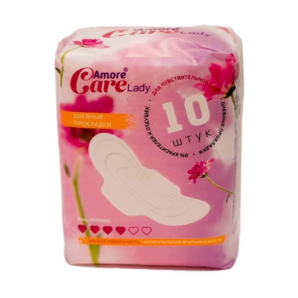Прокладки Amore Care гигиен. мягк.пов.нормал №10