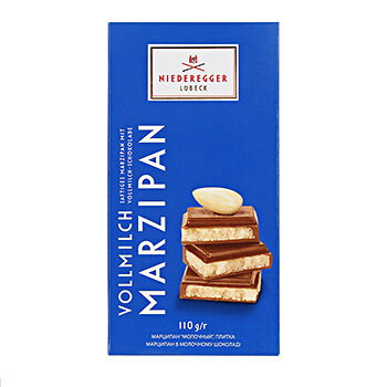 Плитка марципановая Niederegger покрытая молочным шоколадом