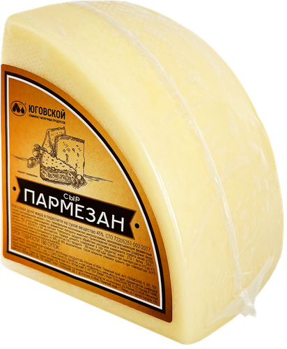 

Сыр Юговской пармезан 45% вес