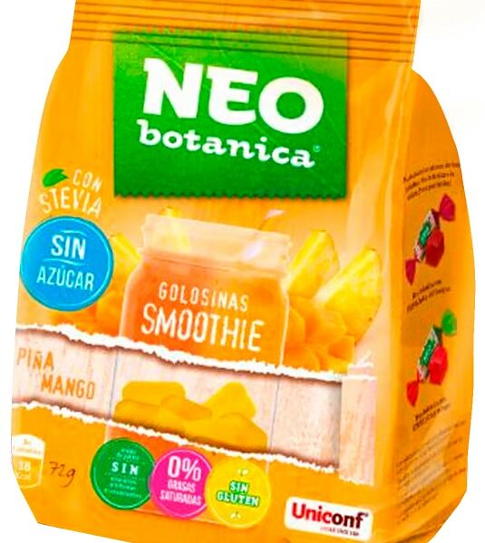 Конфеты Neo Botanica с желейным корпусом Смузи Ананас-Манго 150г