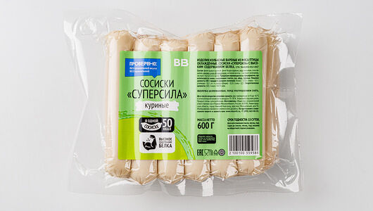 Сосиски куриные Суперсила
