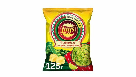 Картофельные чипсы Lay's Гуакамоле по-мексикански 125г