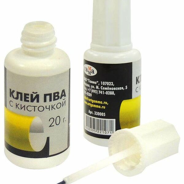 Клей Пва Гамма с кисточкой