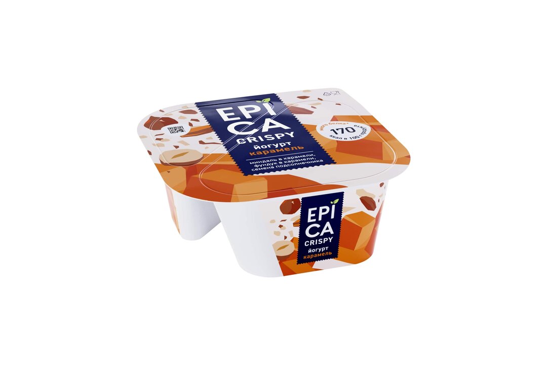 

Йогурт Epica Crispy Карамель 4.8%, 140 г