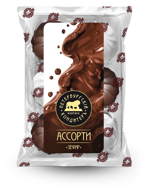 

Зефир Петербургский Кондитеръ ассорти ванильный в глазури 350 г