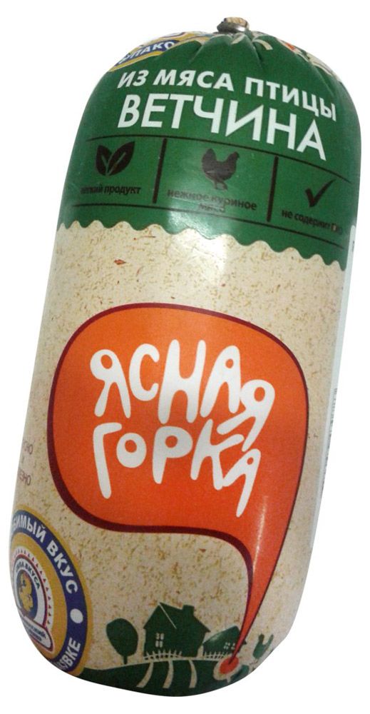 

Ветчина Ясная горка из мяса птицы 500 г