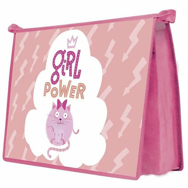 Папка для тетрадей Пчелка А4 пластиковая, ПМ-А4-291, GIRL PWR 2023