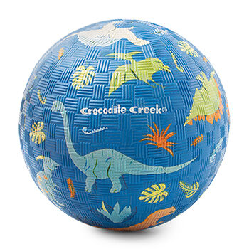 Мяч Crocodile Creek Динозавр голубой 13см, 3+