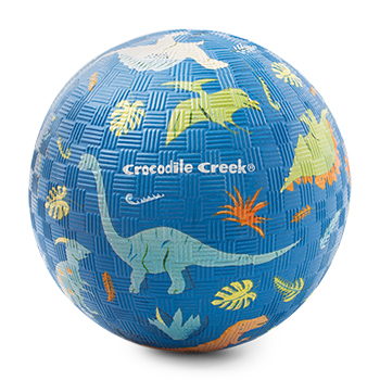 

Мяч Crocodile Creek Динозавр голубой 13см, 3+