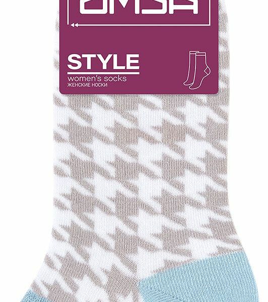 Носки женские Omsa Style grigio chiaro, р 35-38