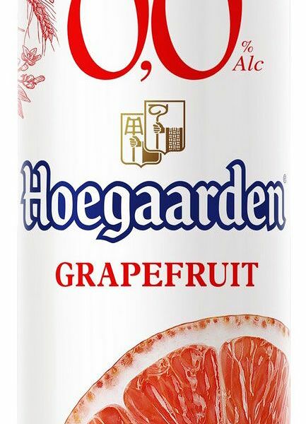 Пивной напиток безалкогольный Hoegaarden Grapefruit нефильтрованный пастеризованный 0.0% 0.33 л