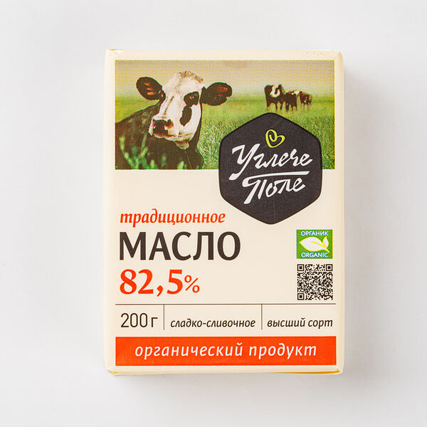Масло сладкосливочное Углече Поле 82,5% АгриВолга