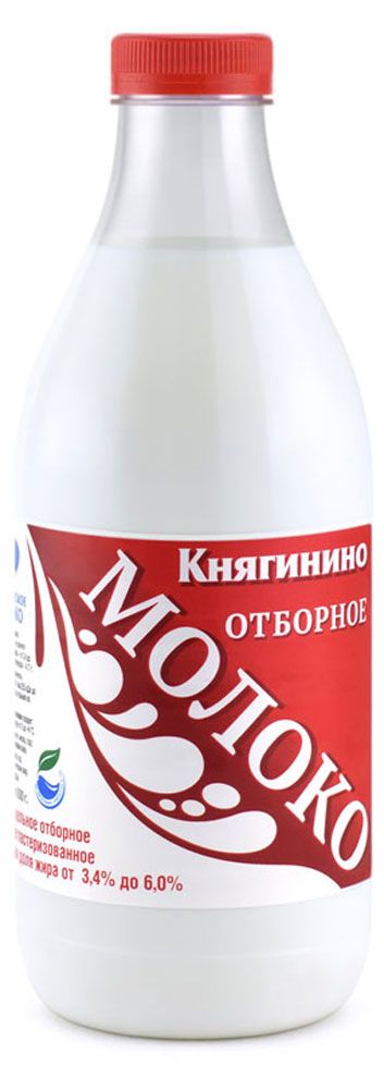 

Молоко Княгинино Отборное цельное пастеризованное 3.4-6% 930 мл