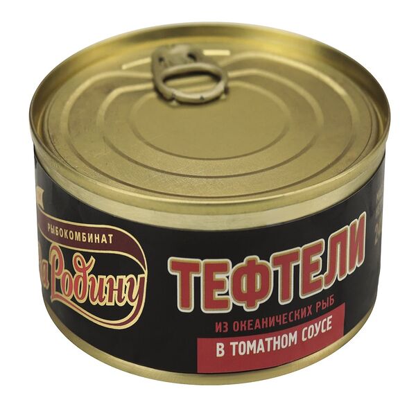 Тефтели рыбные За Родину из океанических рыб в томатном соусе, 240г