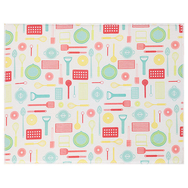 Коврик для сушки посуды Домовой, 38 х 50 см, микрофибра