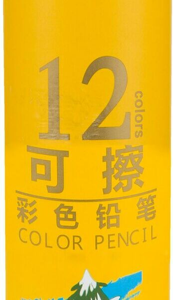 Карандаши цветные M&G, пластиковые, шестигран, стираемые, 12 цв/наб, в тубе