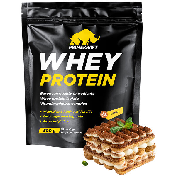 Протеин сывороточный Prime Kraft Whey тирамису 500 г