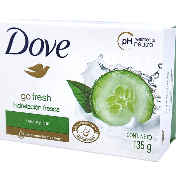 Крем-мыло DOVE Прикосновение свежести Огурец 90 г