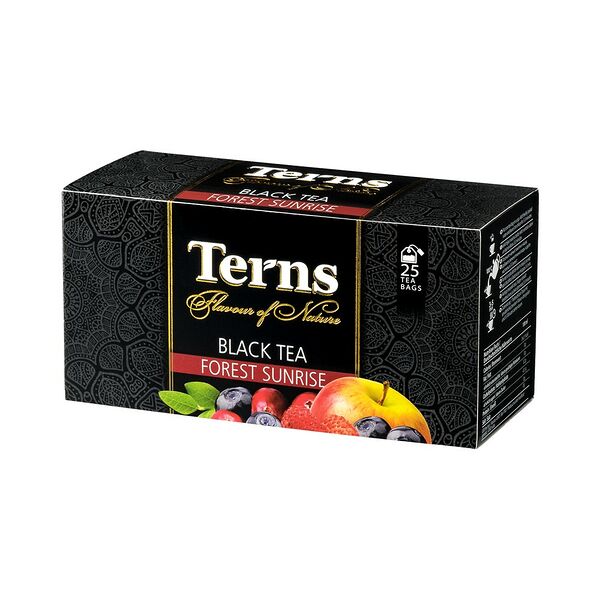 Чай чёрный Terns FOREST SUNRISE пак. аромат. в саше 25 х 1,5г