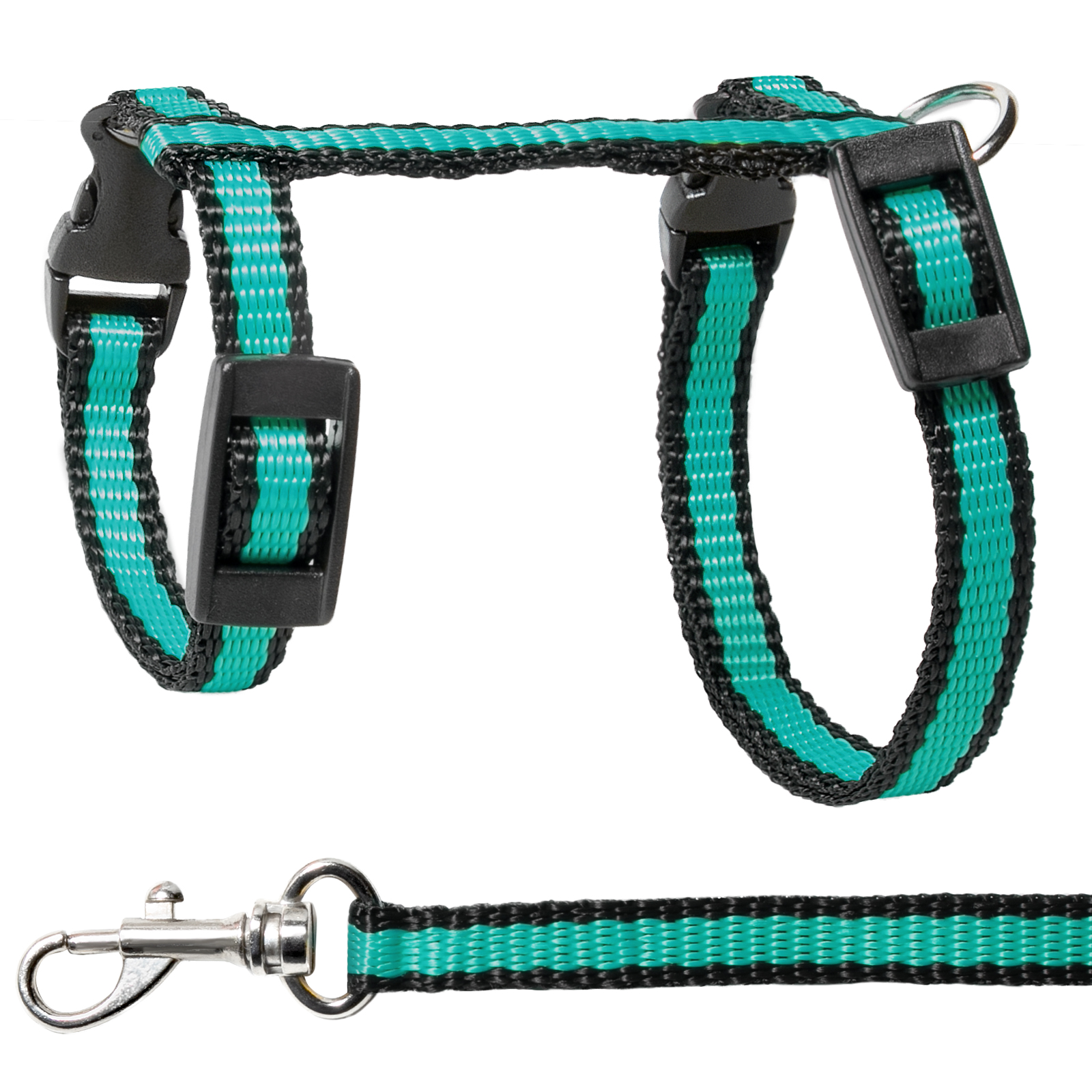 

Комплект шлейка и поводок Gamma Мегаполис для кошек 40 x 30 x 8.5 см цвет в ассортименте