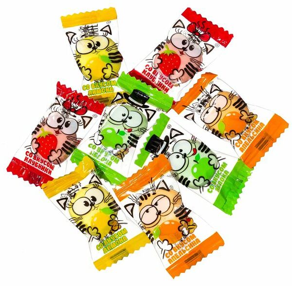 Конфеты жевательные B&B Мусики ассорти, вес