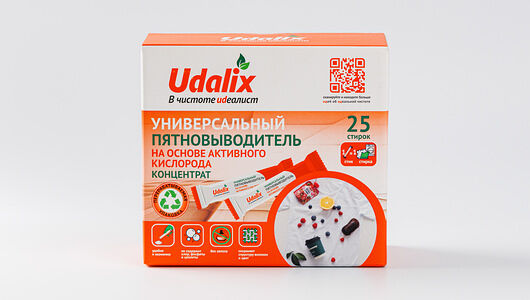 Пятновыводитель универсальный на основе активного кислорода, 25 стиков