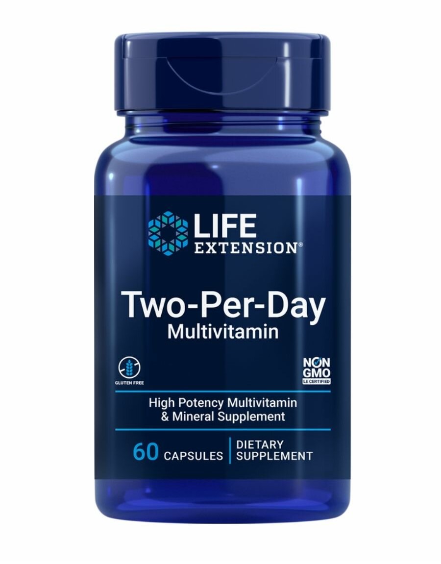 

Life Extension Two-Per-Day Multivitamin капсулы 60 шт