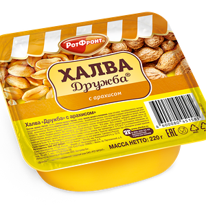 Халва Рот Фронт Дружба, с арахисом 220г