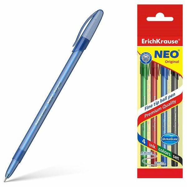 Набор шариковый ручек Офис-Премьер Нео Ориджинал 4 шт