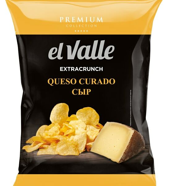 Чипсы El Valle Premium Сыр 100г