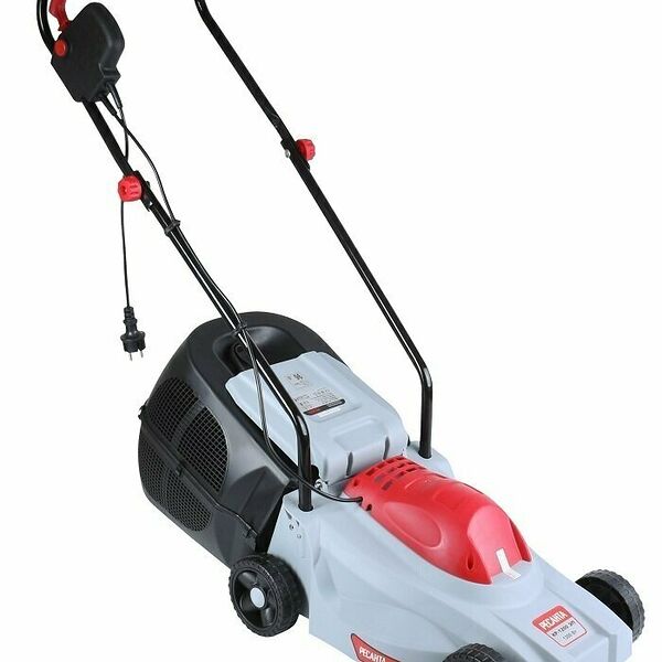 Газонокосилка электрическая КР-1200 ЭП Ресанта (1200 Вт, 3100 об/мин, 35 л, от 20 мм до 55 мм, ширина - 320 мм)