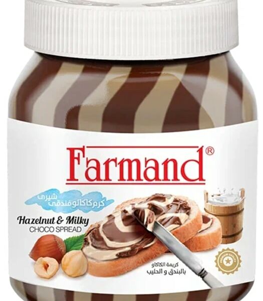 Паста Farmand молочно-ореховая  с какао 330г