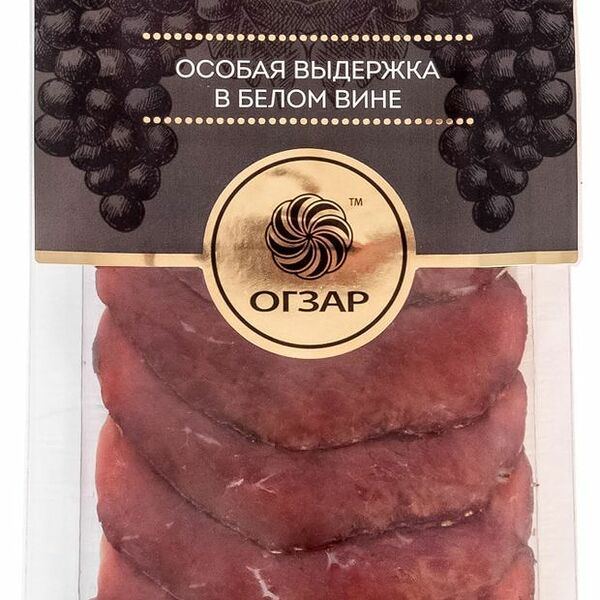 Говядина сыровяленая Огзар Бразеола в белом вине нарезка
